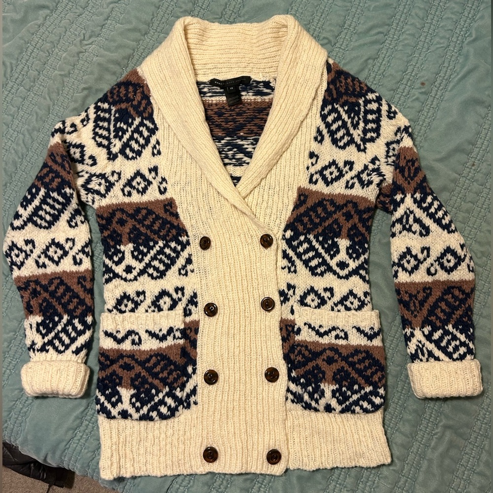 Marc by Marc Jacobs button up sweater.